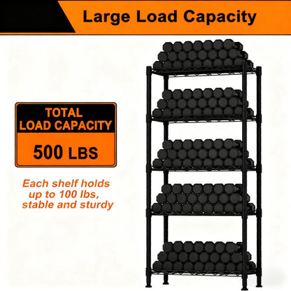 5-Tier Heavy-Duty Storage Shelf