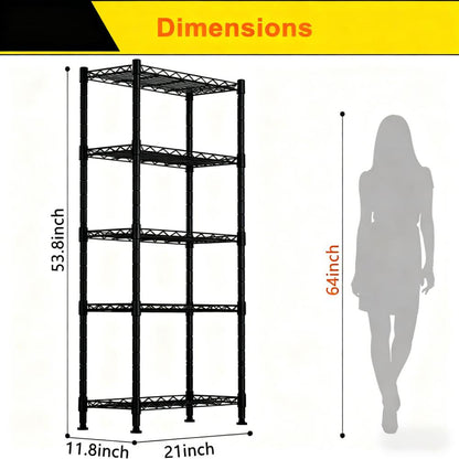 5-Tier Heavy-Duty Storage Shelf