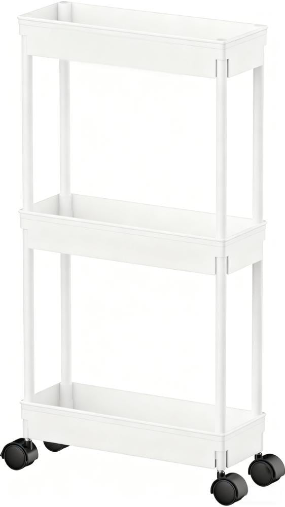 3-Tier Slim Mobile Storage Cart