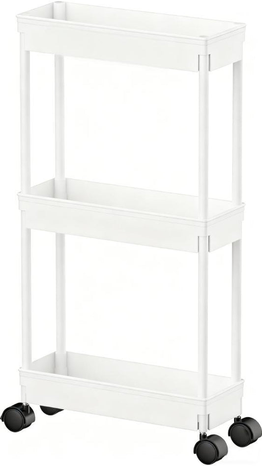 3-Tier Slim Mobile Storage Cart